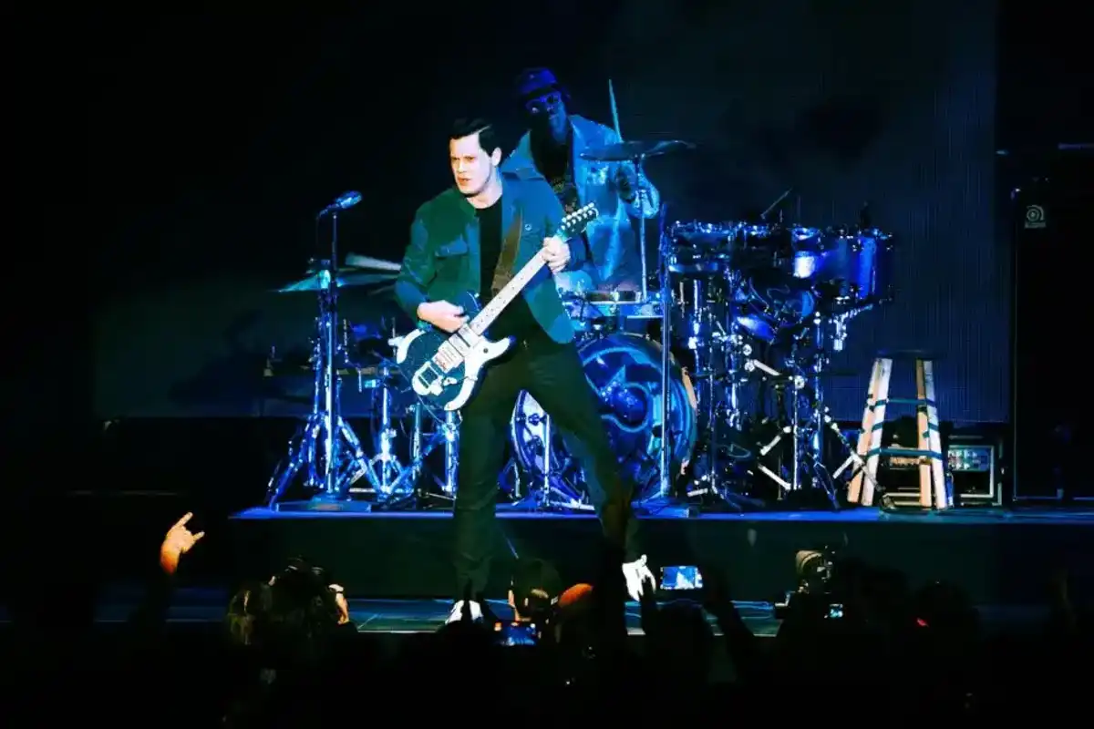 Jack White onstage at iHeartRadio ALTer EGO '23 held at The Kia Forum on January 14, 2023 in Inglewood, California.