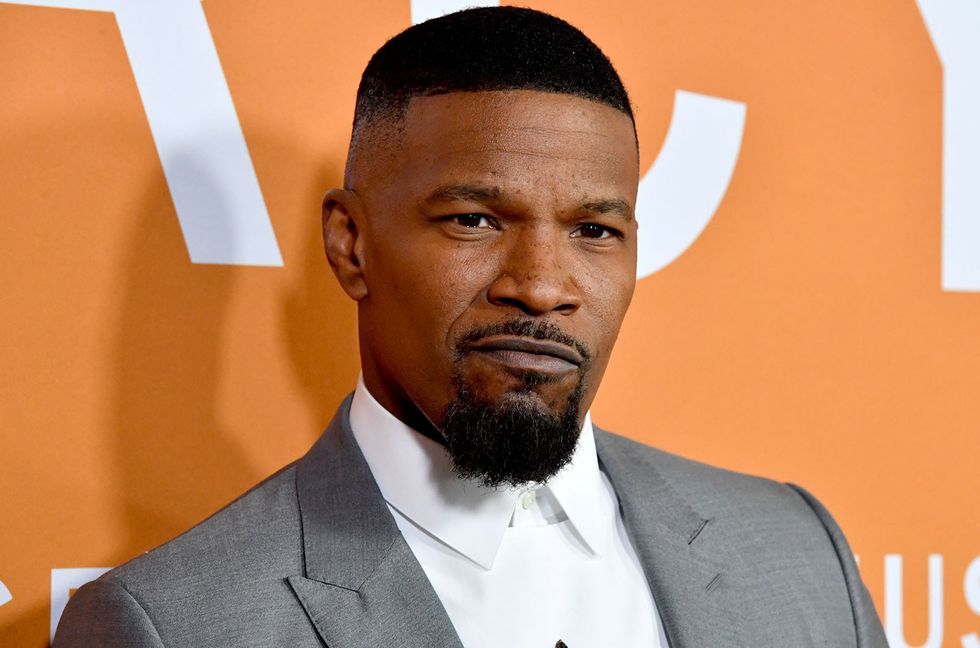 Jamie Foxx attends the LA Community Screening Of Warner Bros Pictures' "Just Mercy" at Cinemark Baldwin Hills on January 6, 2020 in Los Angeles.