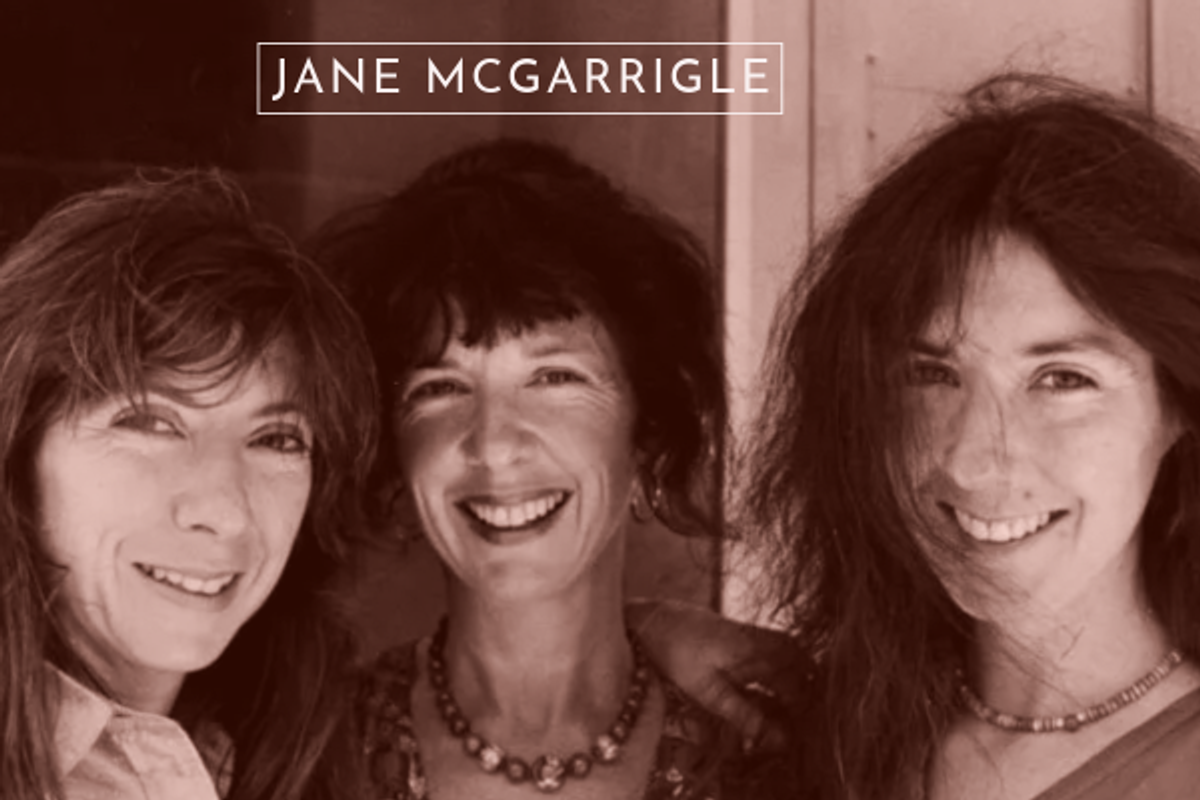 Jane McGarrigle with sisters Anna and Kate