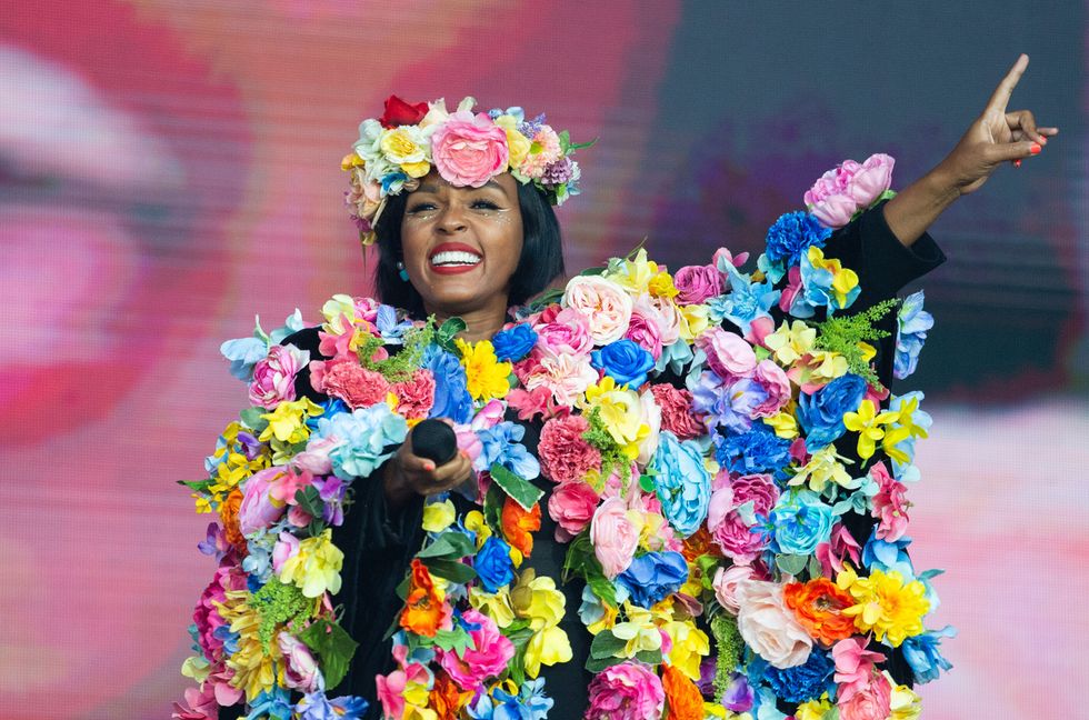 Janelle Monáe performs at Sziget Festival 2024 at Óbuda Island on August 11, 2024 in Budapest, Hungary.