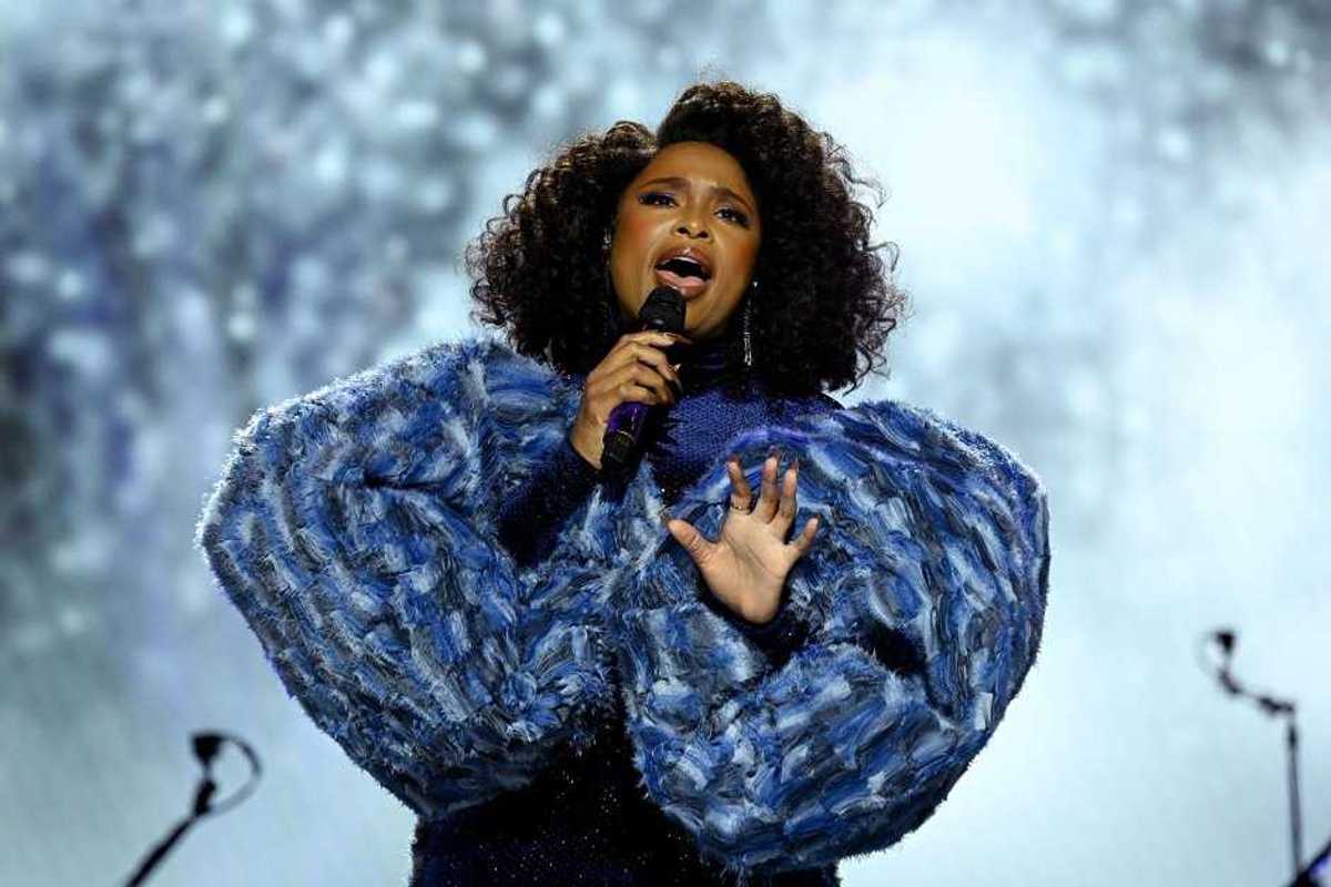 Jennifer Hudson performs during 2026 MusiCares Person of the Year Honoring Mariah Carey on Jan. 30, 2026, in Los Angeles.