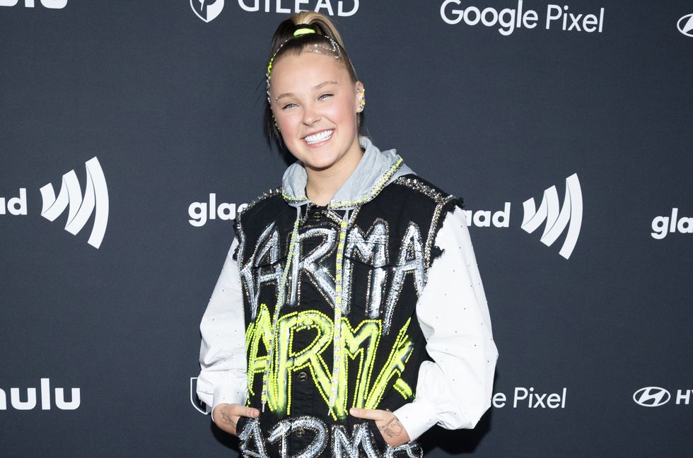 Jojo Siwa attends the 35th Annual GLAAD Media Awards at The Beverly Hilton on March 14, 2024 in Beverly Hills, Calif.