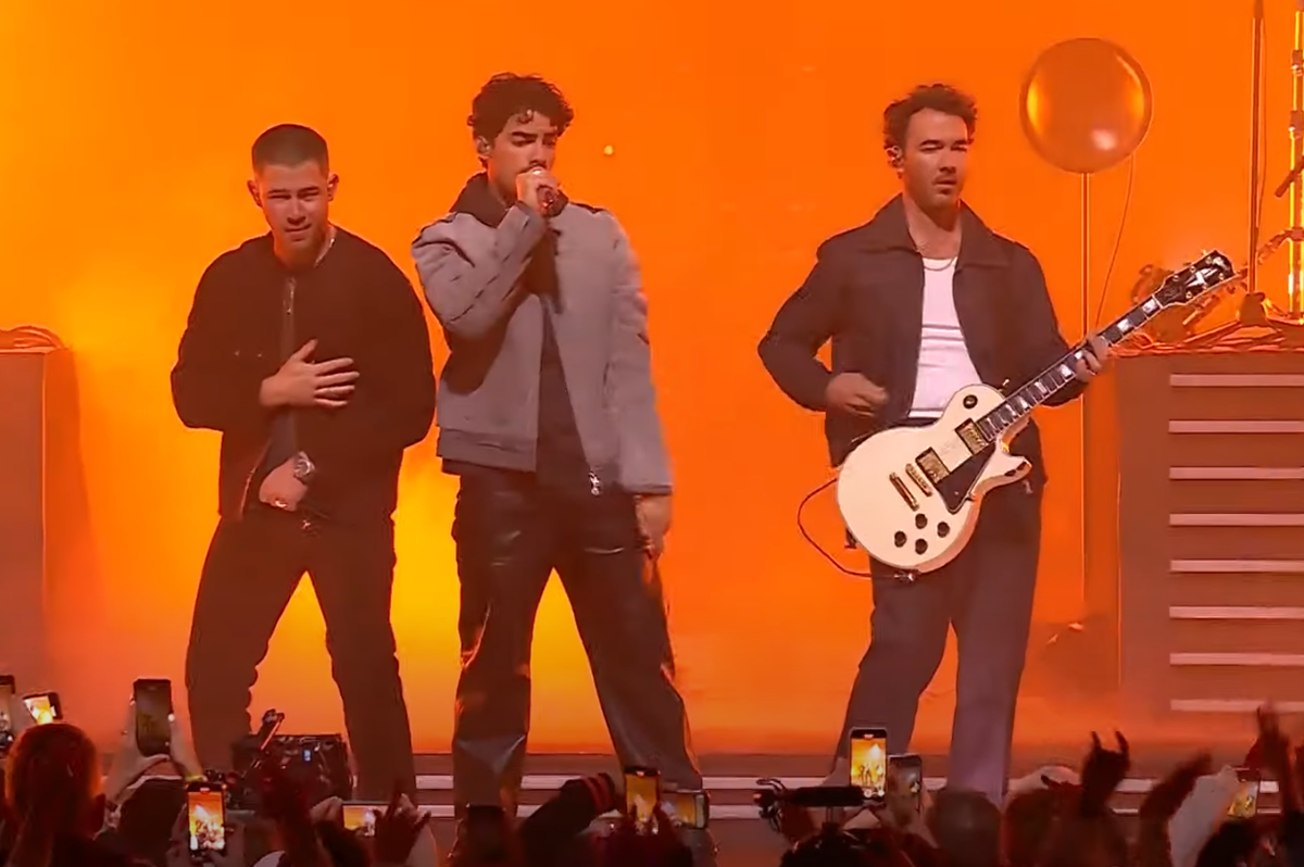 Jonas Brothers at the Grey Cup Halftime Show