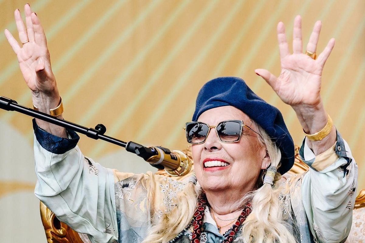 Joni Mitchell at Newport Folk Festival 2022