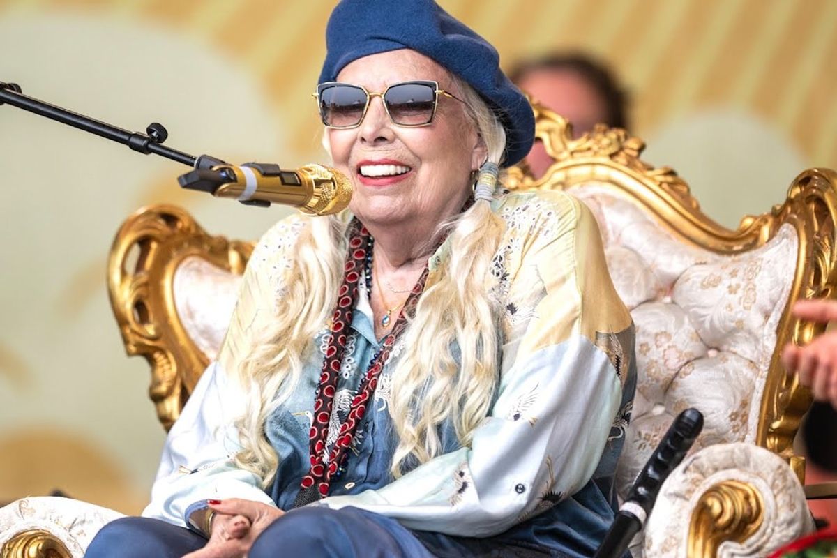 Joni Mitchell at Newport Folk Festival