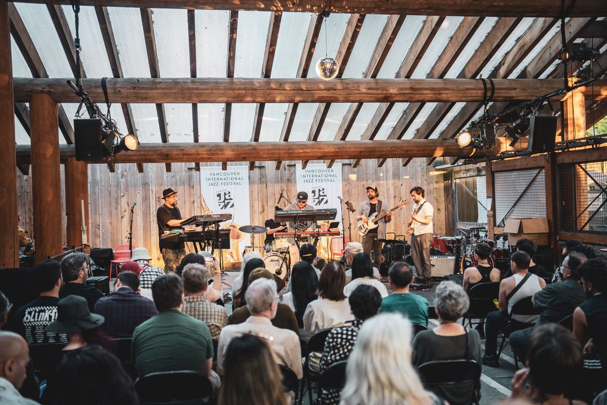Jonny Tobin performing at the 2023 Vancouver Jazz Festival