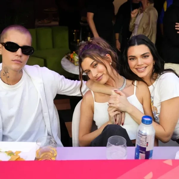 Hailey Bieber Pokes Fun at Candid Moment Between Justin and Kendall Jenner