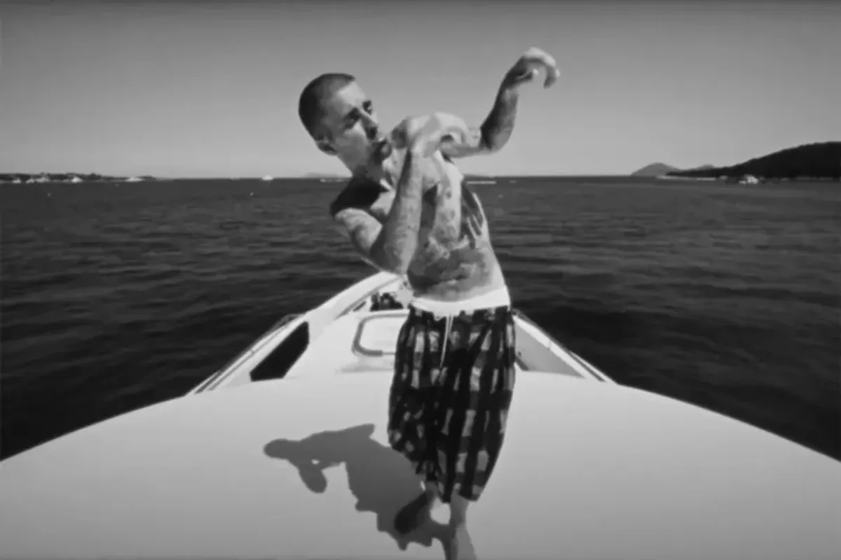 Justin Bieber Vacations With Wife Hailey & 11-Month-Old Son Jack Blues in Black & White ‘Yukon’ Music Video