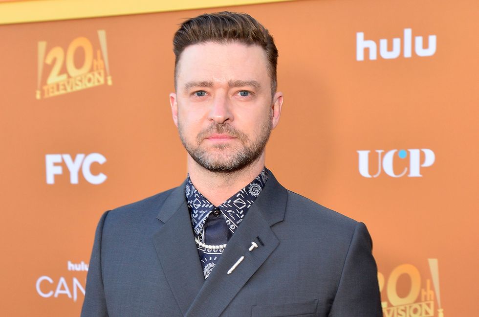 Justin Timberlake attends the Los Angeles Premiere FYC Event for Hulu's "Candy" at El Capitan Theatre on May 09, 2022 in Los Angeles.