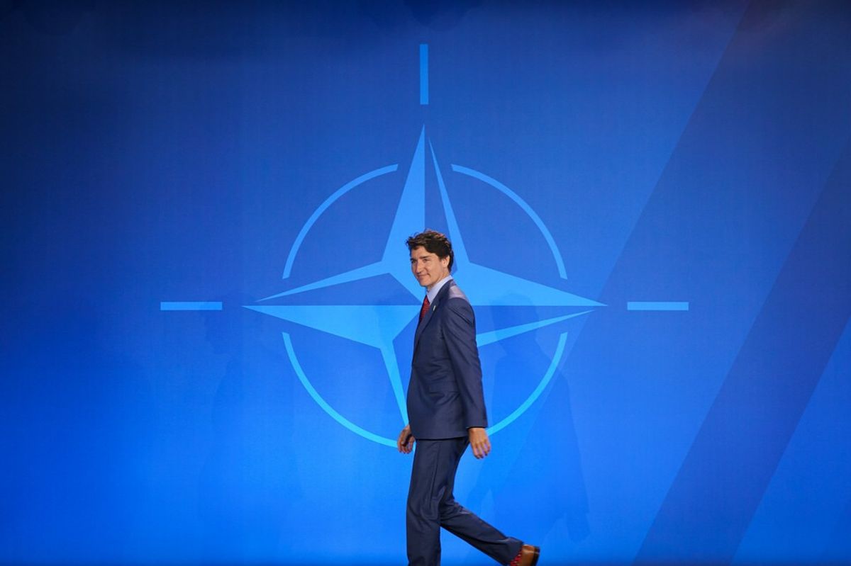 Justin Trudeau at NATO Summit in 2024