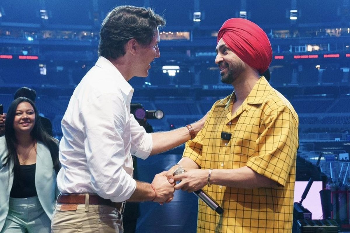 Justin Trudeau meets Diljit Dosanjh