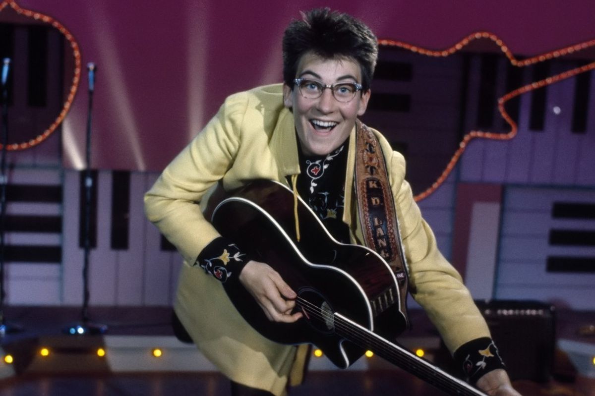 k.d. lang as featured in CBC's 'From The Vaults'