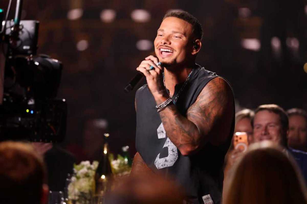 Kane Brown performs at The 61st Academy of Country Music Awards held at MGM Grand Garden Arena on May 17, 2026, in Las Vegas.