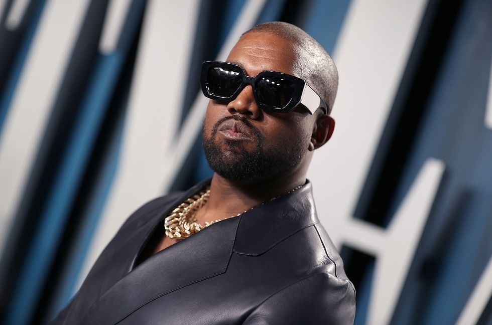 Kanye West attends the 2020 Vanity Fair Oscar Party hosted by Radhika Jones at Wallis Annenberg Center for the Performing Arts on Feb. 9, 2020 in Beverly Hills, Calif.