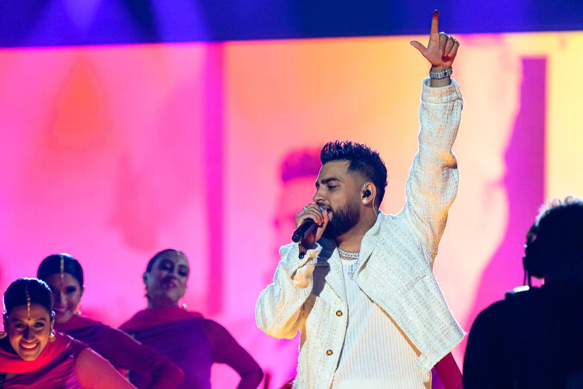 Karan Aujla at the 2024 Juno Awards in Halifax