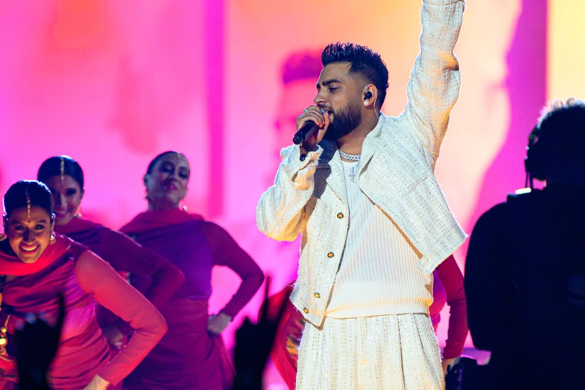 Karan Aujla at the 2024 Juno Awards in Halifax