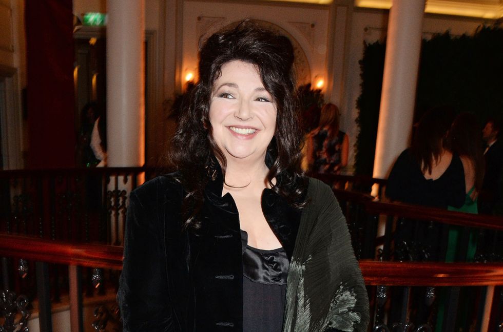 Kate Bush attends a champagne reception at the 60th London Evening Standard Theatre Awards at the London Palladium on November 30, 2014 in London, England.