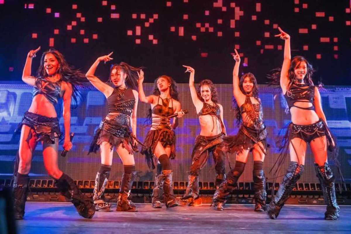 Katseye at Hammerstein Ballroom on November 21, 2025 in New York, New York.