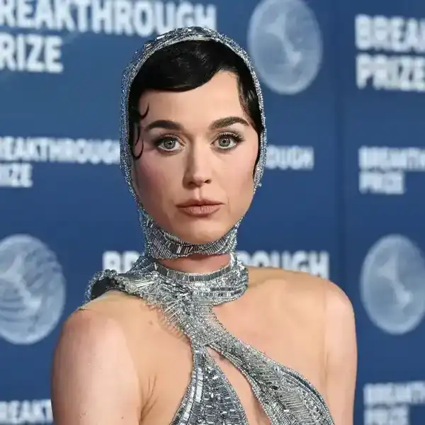 Katy Perry at The 11th Breakthrough Prize Ceremony held at Barker Hanger on April 05, 2025 in Santa Monica, California.