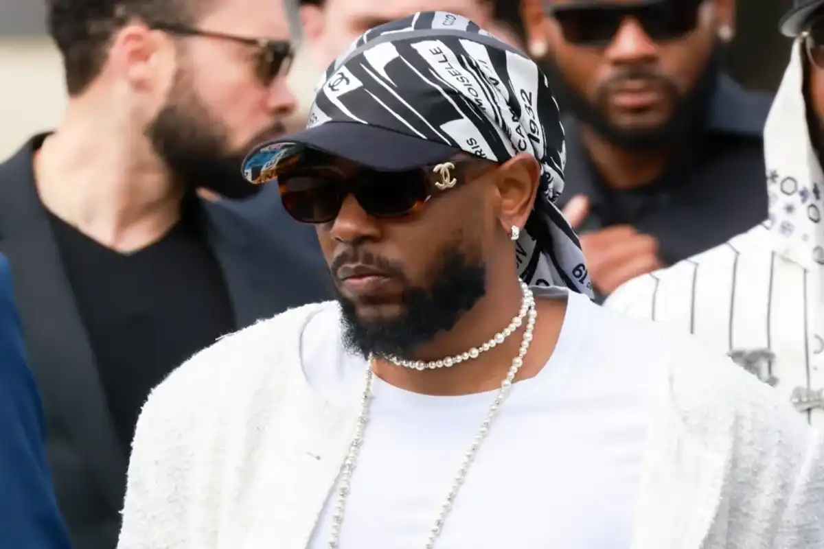 Kendrick Lamar attends the Chanel Haute Couture Fall/Winter 2023/2024 show as part of Paris Fashion Week on July 4, 2023 in Paris.