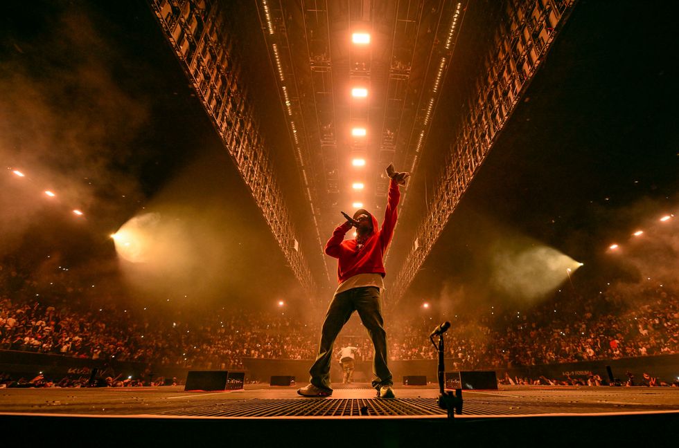 Kendrick Lamar performs onstage during The Pop Out – Ken & Friends Presented by pgLang and Free Lunch at The Kia Forum on June 19, 2024 in Inglewood, Calif.