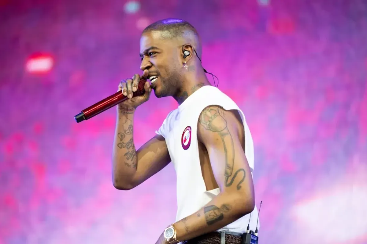 Kid Cudi performs onstage during Weekend 2 - Day 3 of the Coachella Valley Music & Arts Festival at Empire Polo Club on April 21, 2024 in Indio, Calif.