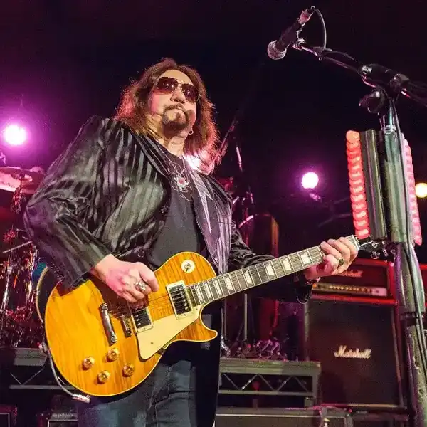 KISS founding guitarist Ace Frehley performs on stage at Belly Up Tavern on Jan. 30, 2017, in Solana Beach, Calif.