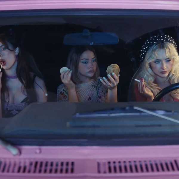 L-R: Margaret Qualley, Madelyn Cline, Sabrina Carpenter