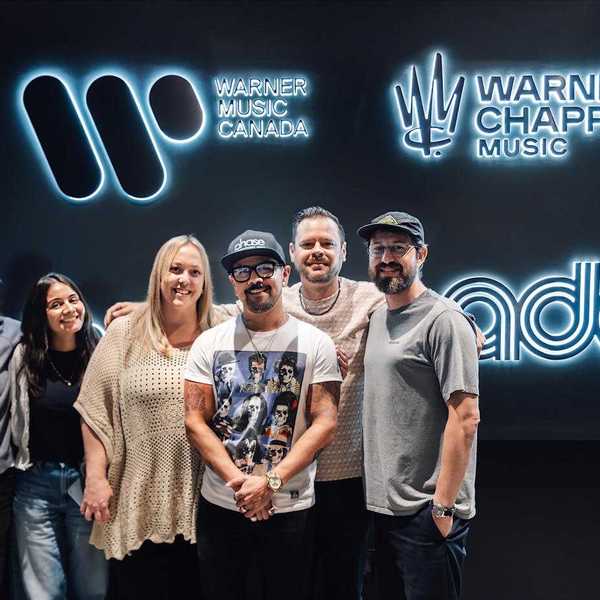 L-R: Riley Graff (Partner Manager, Streaming, WMC), Karly Mohamid (Partner Manager, Streaming, WMC), Madelaine Napoleone (Co-GM, WMC), Jeff Ojeda (Founder, Phase Entertainment Group), Jordan Howard (Manager, ADA Canada), Chris Joynt (Manager, ADA Canada)