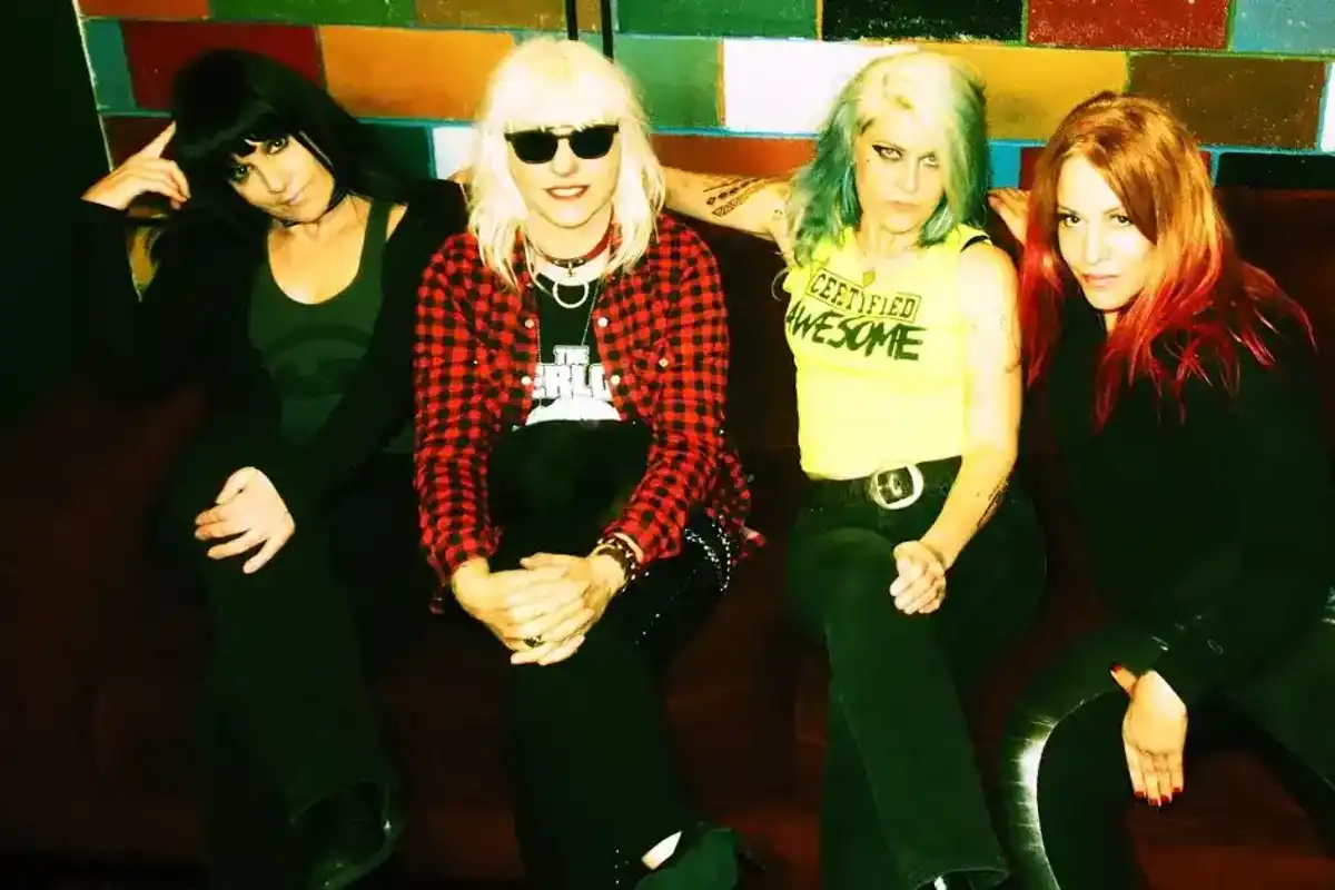 L7, from left: Dee Plakas, Suzi Gardner, Donita Sparks and Jennifer Finch