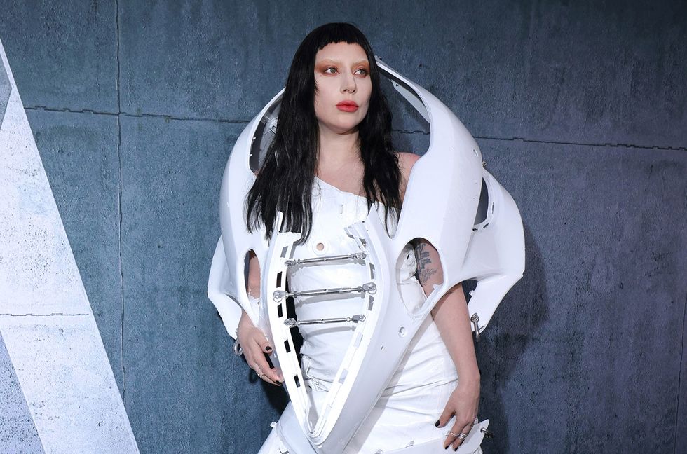 Lady Gaga attends The World Premiere Fan Screening Of HBO Original "Gaga Chromatica Ball" at Nya Studios on May 23, 2024 in Los Angeles, California.