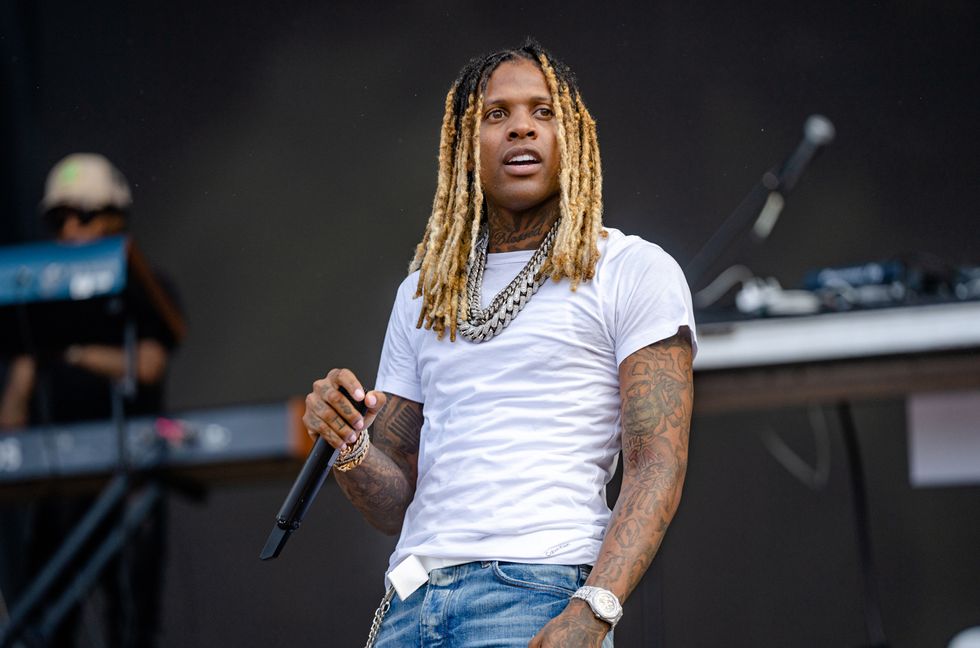 Lil Durk performs during Lollapalooza at Grant Park on July 30, 2022 in Chicago.