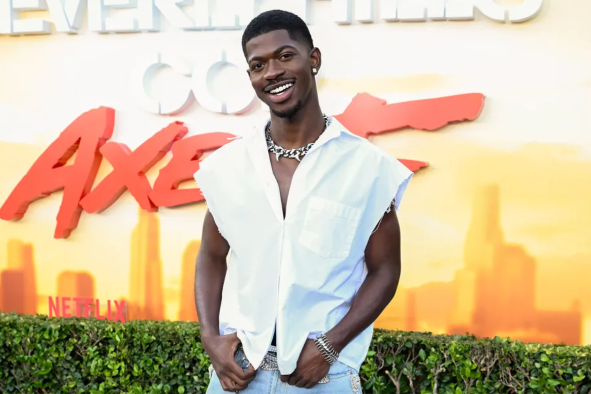 Lil Nas X at the "Beverly Hills Cop: Axel F" World Premiere held at The Wallis Annenberg Center for the Performing on June 20, 2024 in Beverly Hills, California
