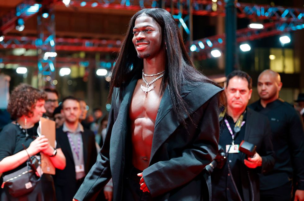 Lil Nas X attends the "Lil Nas X: Long Live Montero" premiere during the 2023 Toronto International Film Festival at Roy Thomson Hall on Sept. 9, 2023 in Toronto, Ontario.