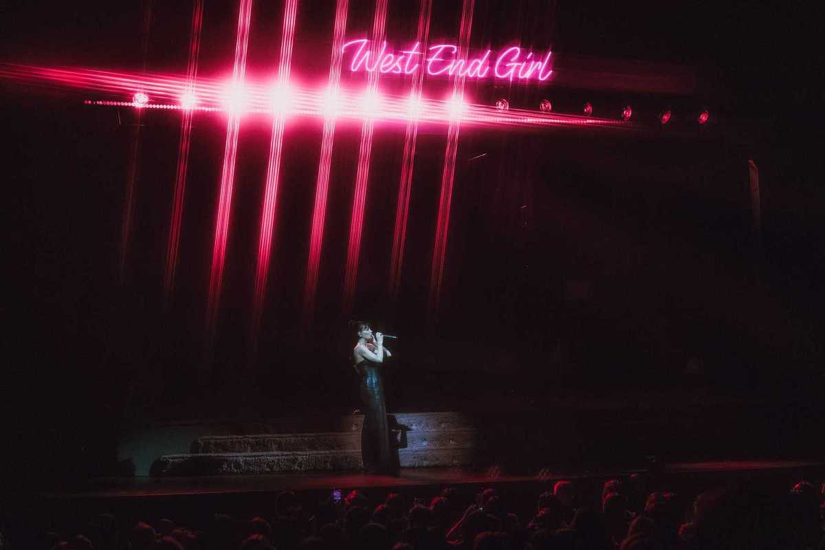 Lily Allen at Massey Hall on April, 7 2026 in Toronto.