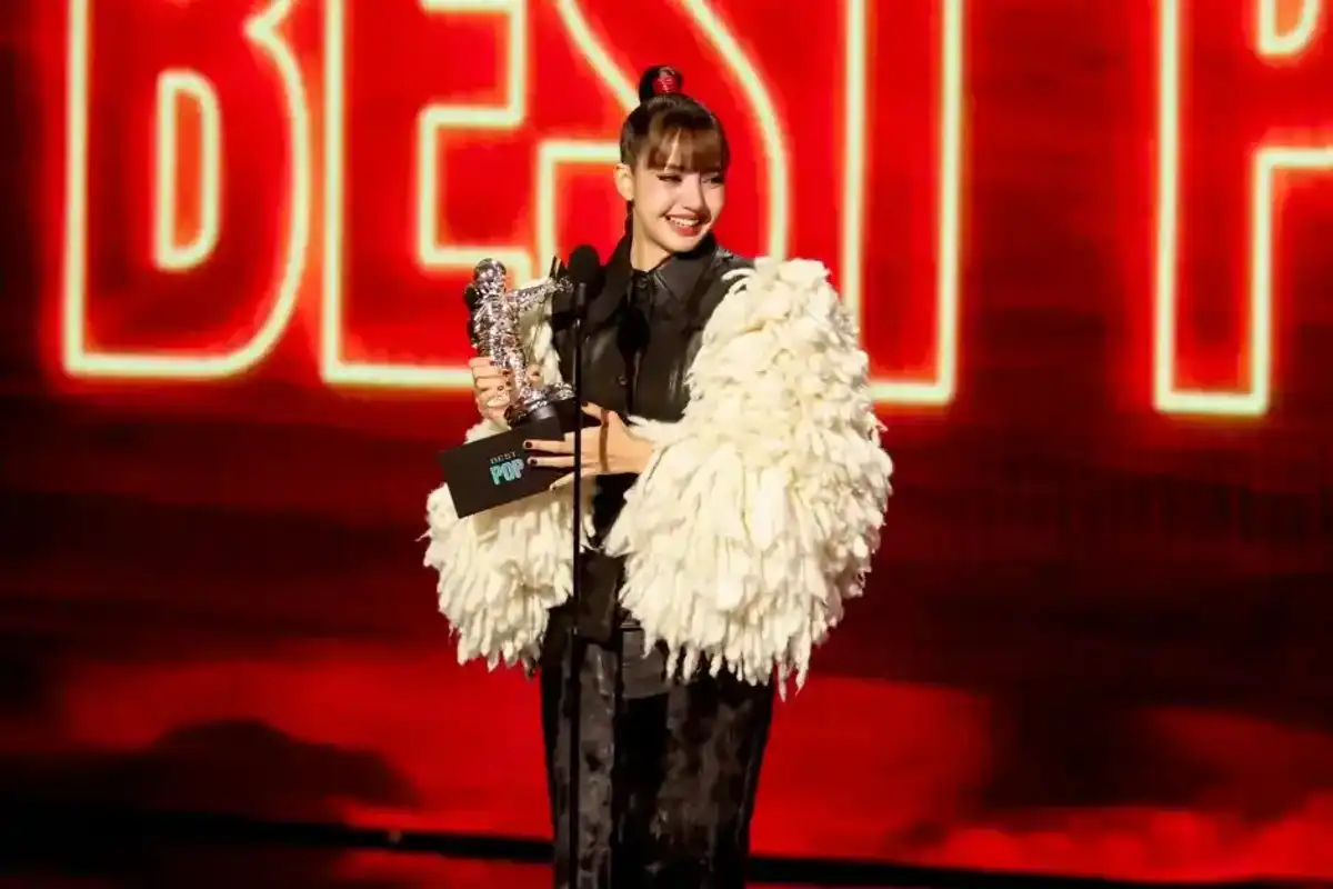 LISA accepts "Best Pop" Award for “Dream feat. Kentaro Sakaguchi” onstage during the 2026 MTV Video Music Awards (VMAs) at Peacock Theater on September 27, 2026 in Los Angeles, California.