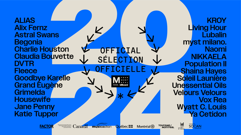 M for Montreal 2024 Official Selection poster