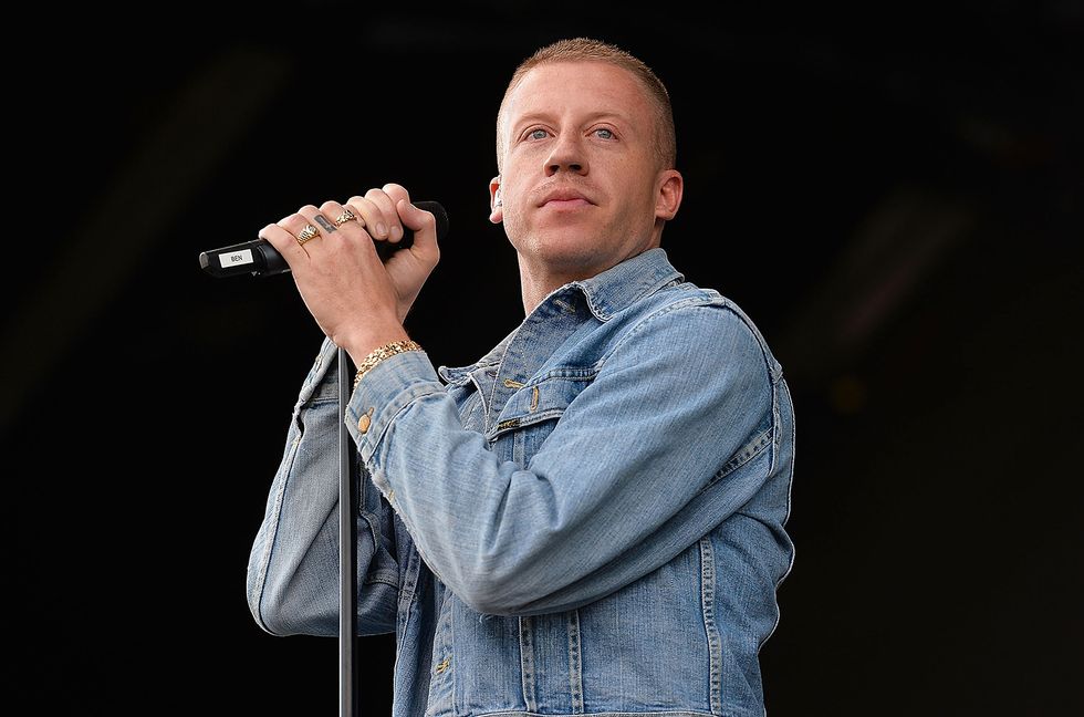 Macklemore performs at 2016 Many Rivers to Cross Festival at Bouckaert Farm on Oct. 1, 2016 in Fairburn, Ga.