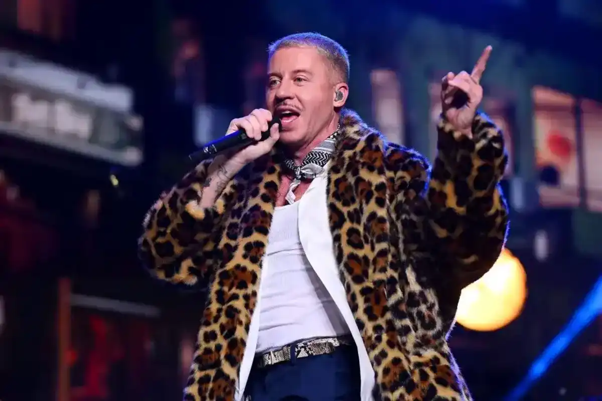 Macklemore performs at Rod Laver Arena on May 15, 2024 in Melbourne, Australia.
