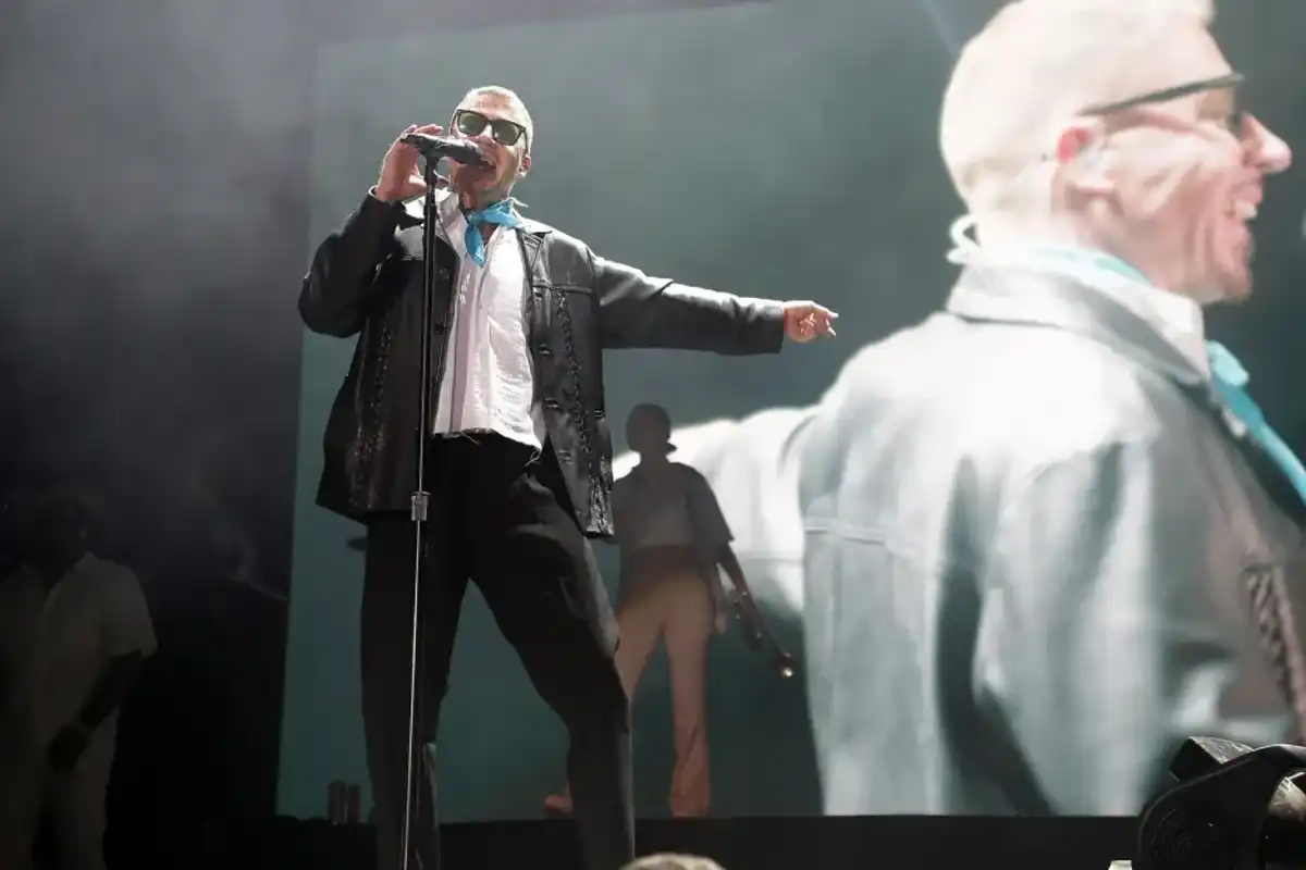 Macklemore performs during The Innings Festival at Tempe Beach Park on February 24, 2024 in Tempe, Arizona.