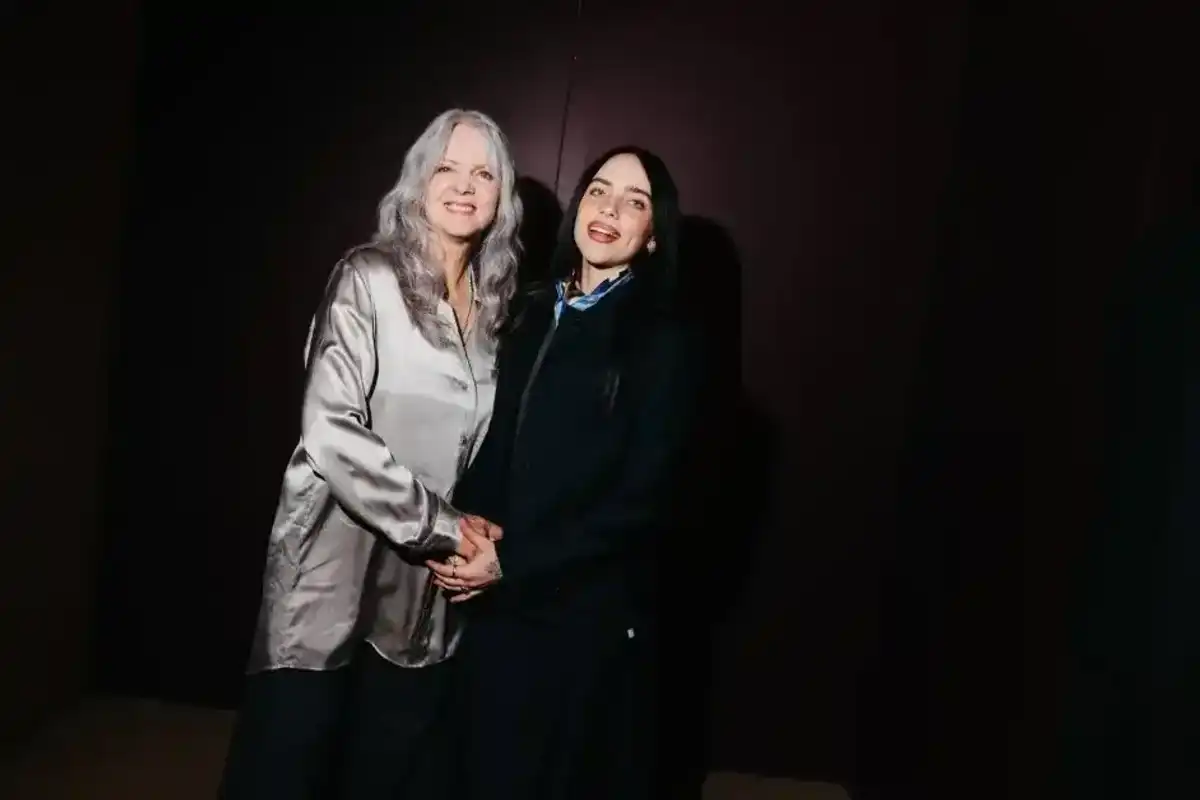 Maggie Baird and daughter Billie Eilish at WSJ Innovators held at the Museum of Modern Art on October 29, 2025 in New York, New York.