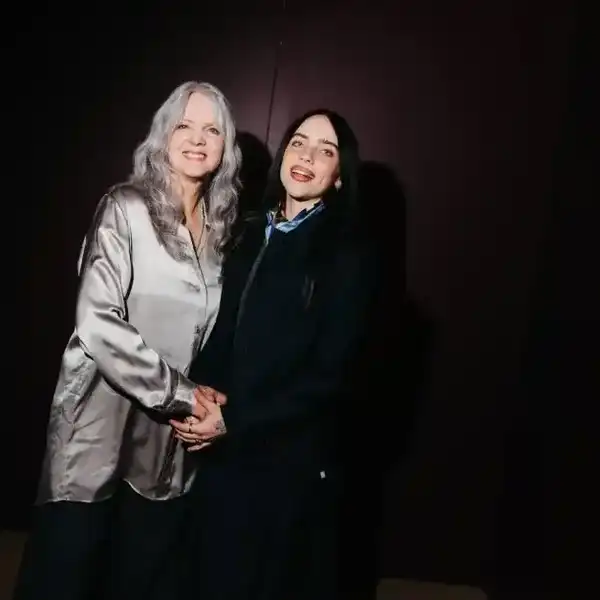 Maggie Baird and daughter Billie Eilish at WSJ Innovators held at the Museum of Modern Art on October 29, 2025 in New York, New York.