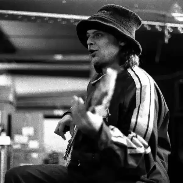 Mani (Gary Mounfield ) bassist with The Stone Roses rehearsing in Manchester , United Kingdom, 1994.