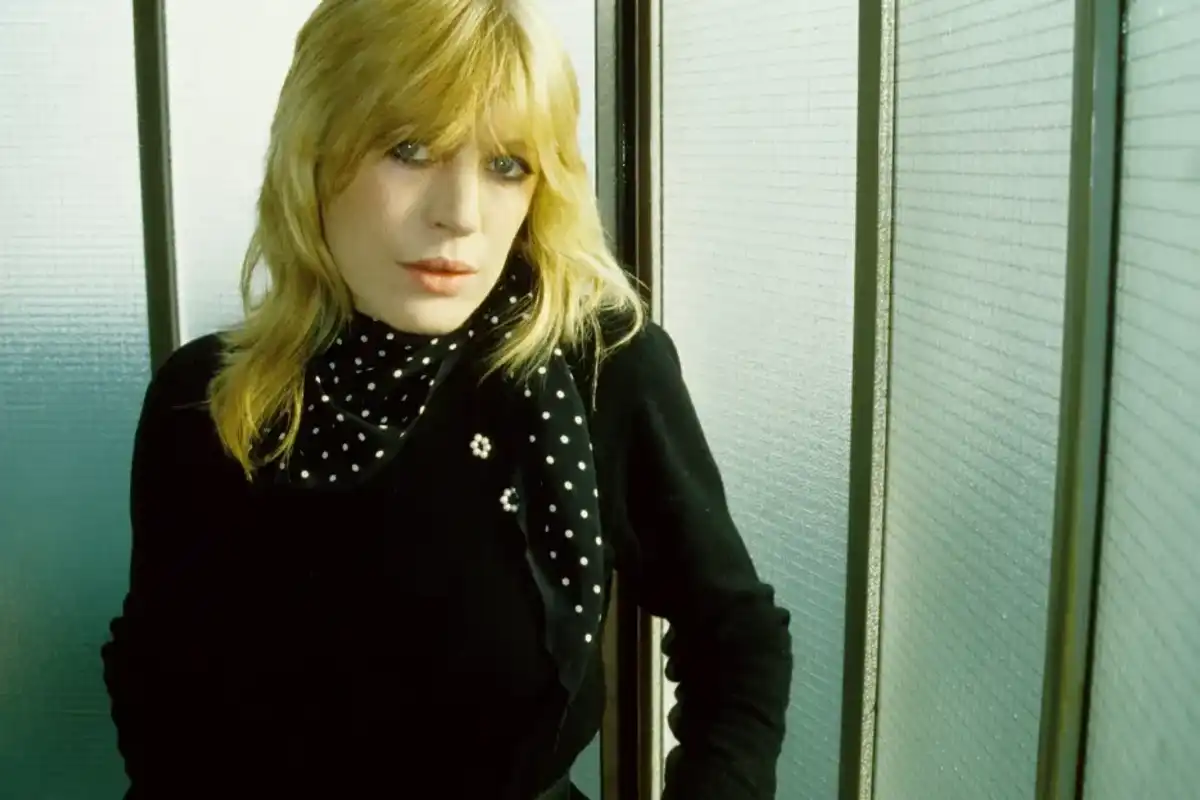 Marianne Faithfull poses for a portrait in 1976 in London.