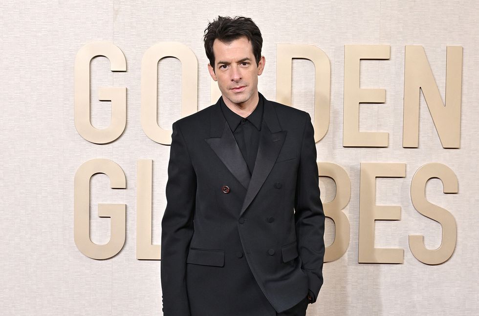 Mark Ronson attends the 81st Annual Golden Globe Awards at The Beverly Hilton on January 07, 2024 in Beverly Hills, California.