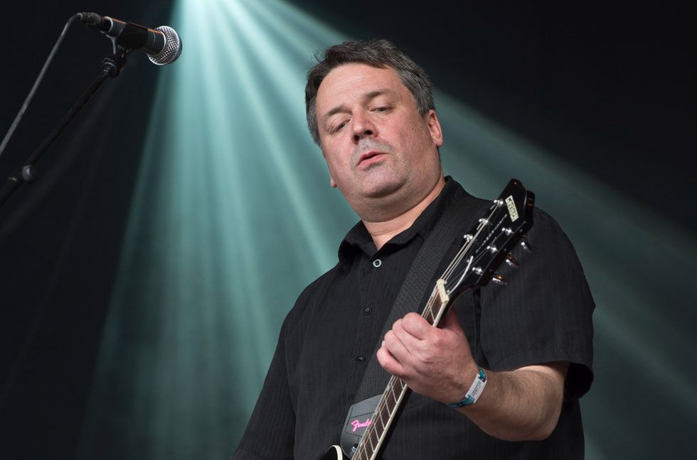 Martin Phillipps of The Chills performs on stage during Primavera Sound at Parc del Forum on June 4, 2016 in Barcelona, Spain.