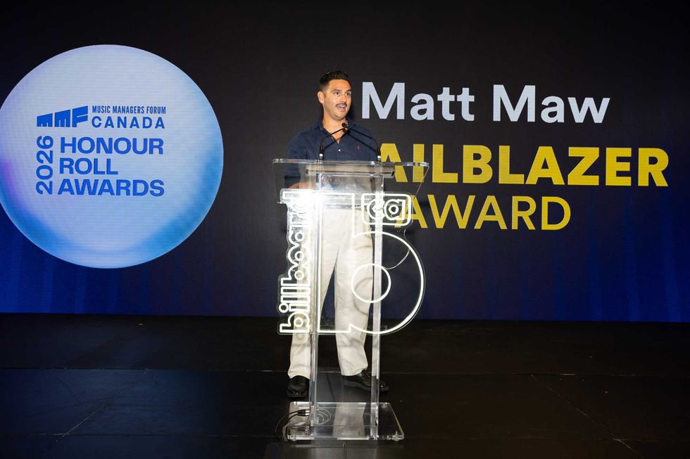 Matt Maw at Billboard Canada Managers to Watch 2026