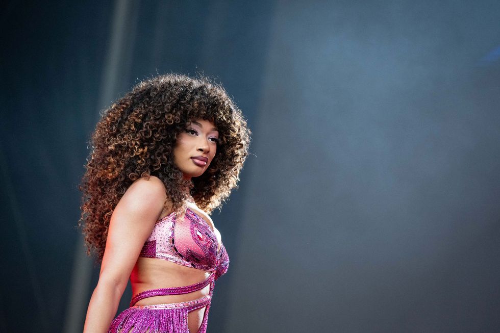 Megan Thee Stallion performs on Day 1 of BottleRock Napa Valley at Napa Valley Expo on May 24, 2024 in Napa, Calif.