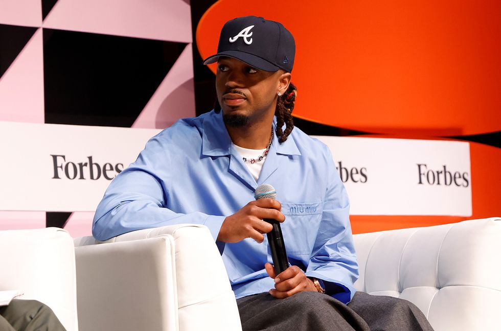 Metro Boomin attends the 2024 Forbes 30 Under 30 Summit Kickoff Party at The Andrew J. Brady Music Center on Sept. 23, 2024 in Cincinnati, Ohio.