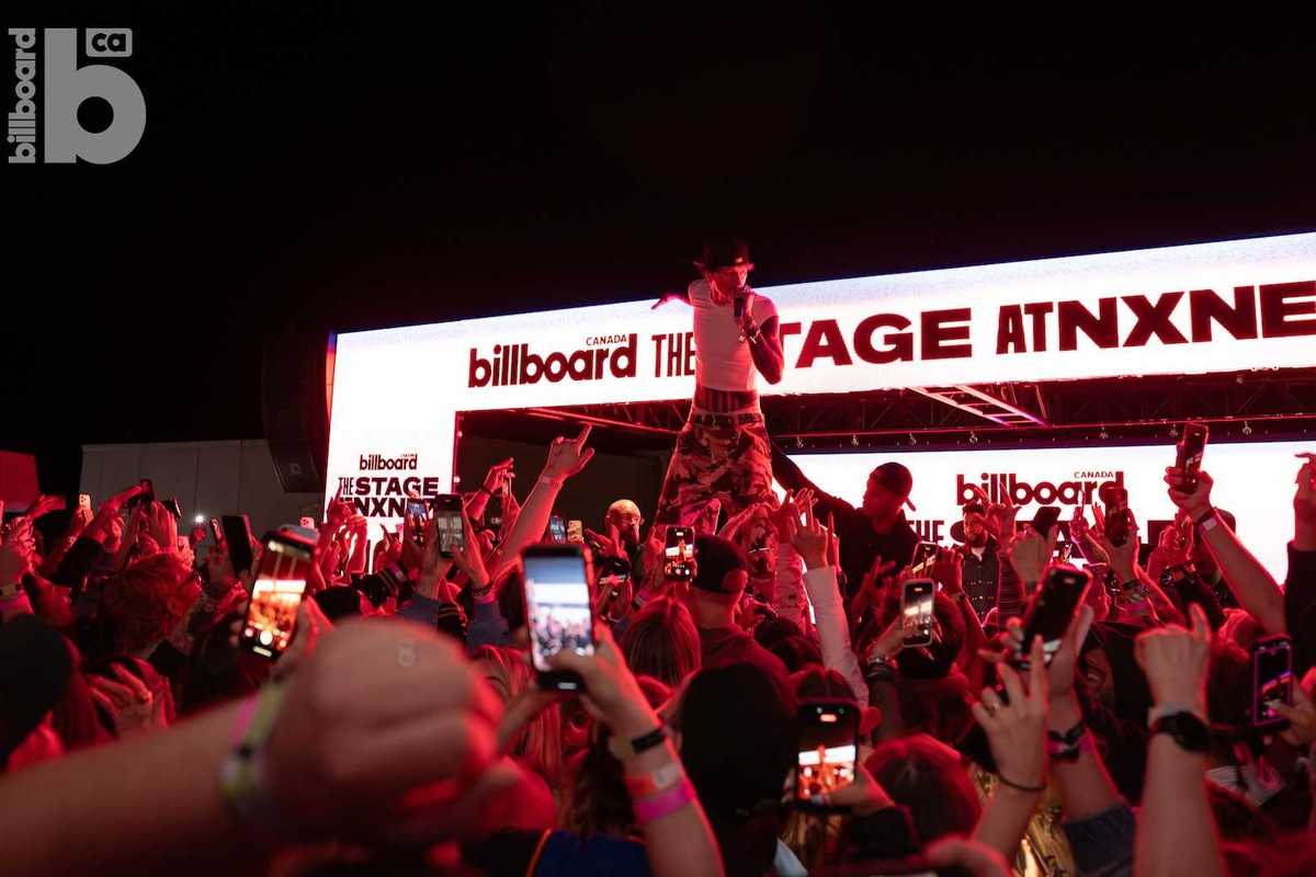 mgk performs at Billboard Canada THE STAGE at NXNE 2026 in Toronto.